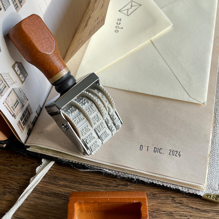 Wooden Date Stamp