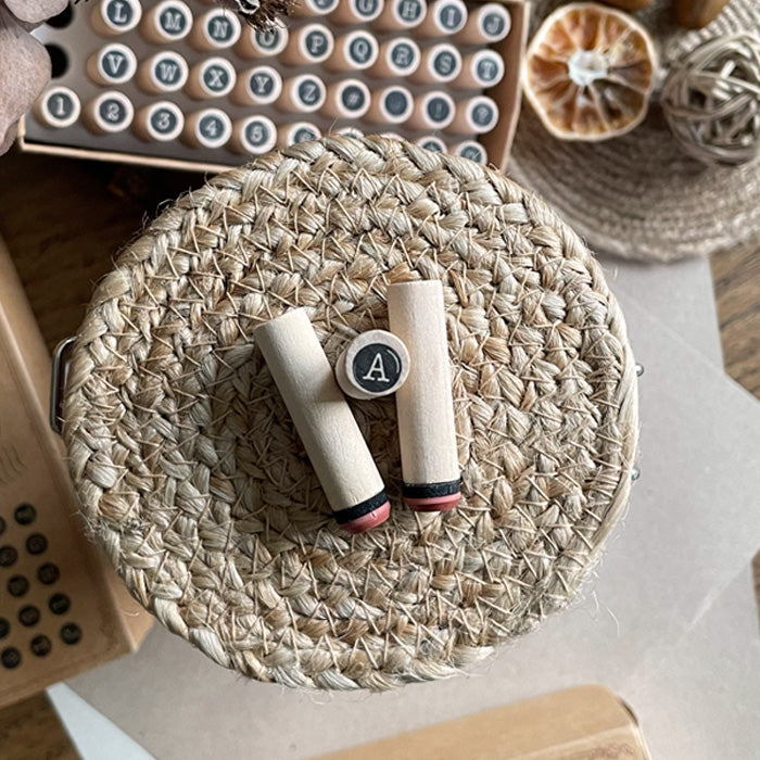 Typewriter style - stamp set