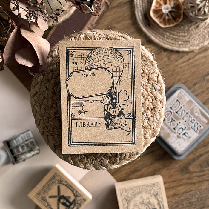 Book Wooden Stamps - M