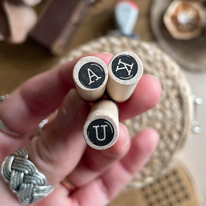 Typewriter style - stamp set