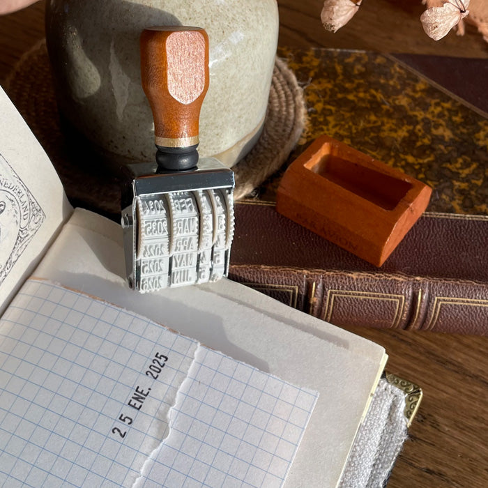 Wooden Date Stamp