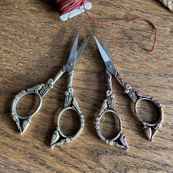 Antique birds scissors