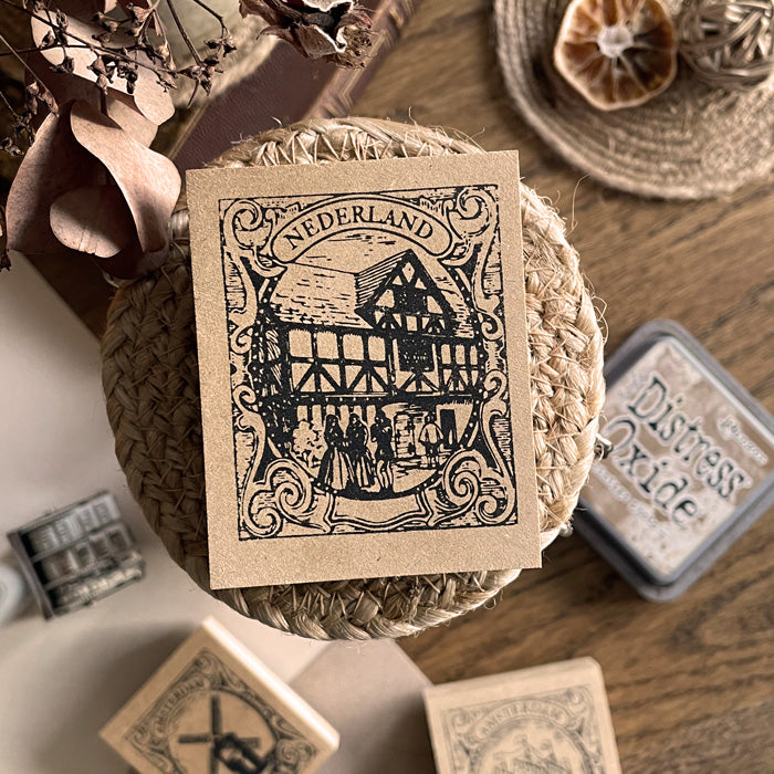 Nederland Wooden Stamps - M