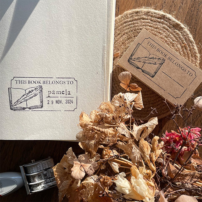 Book Wooden Stamps - S