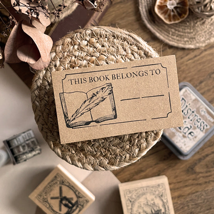 Book Wooden Stamps - S