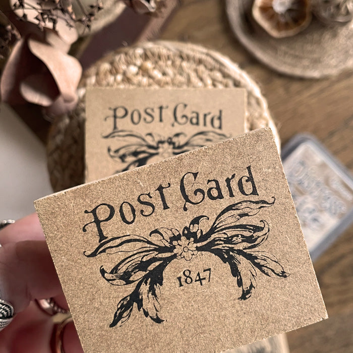 Postcard Wooden Stamps