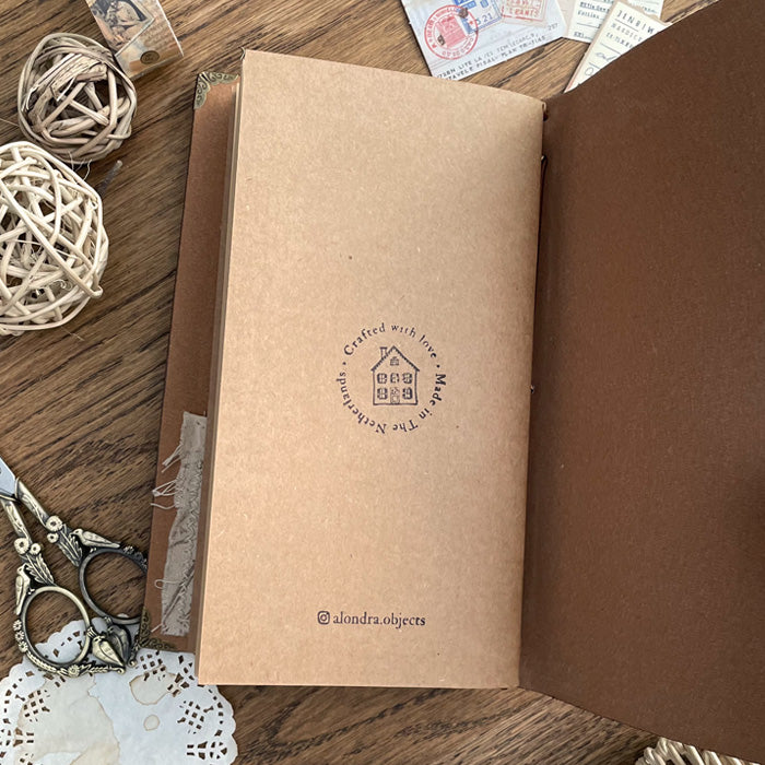 Embroidered Midori - Coffee