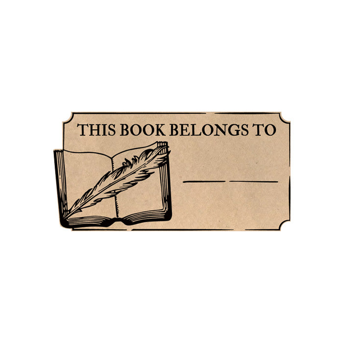 Book Wooden Stamps - S