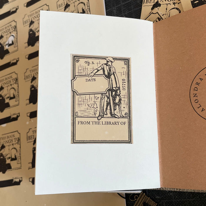 Book Wooden Stamps - M