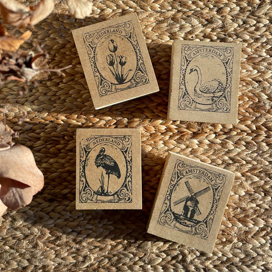 Nederland Wooden Stamps - S