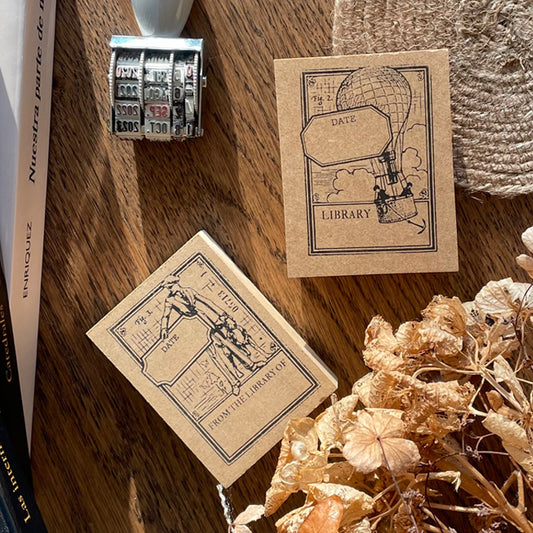 Book Wooden Stamps - M